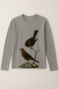 Vintage Blackbird Botanical Long Sleeve